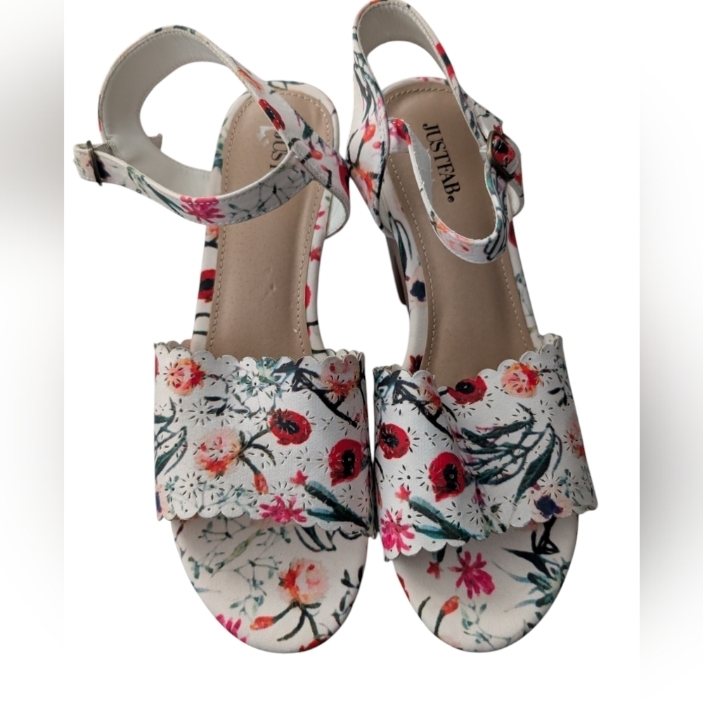 JustFab Cherri Floral Shoes